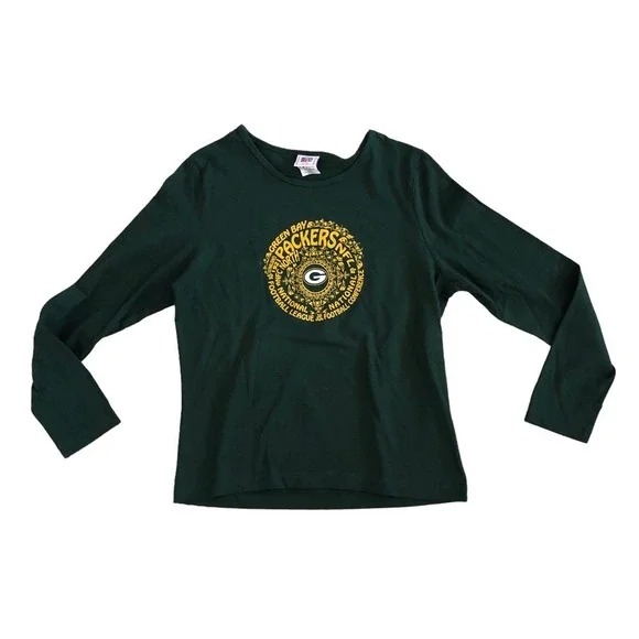 NFL Green Bay Packers Lot of Womens Tops Short Sleeve Long Sleeve & Vintage - Picture 11 of 15